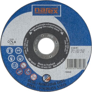 NAREX 65403781 Kotouč řezný 125/1,6mm na kov A 46Q BF  (7899796)