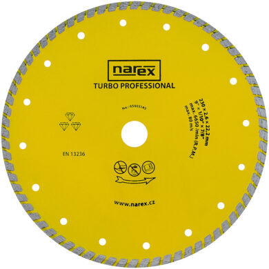 NAREX 65405145 Kotouč řezný diamantový 230mm TURBO PROFESSIONAL  (7913287)