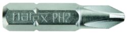 NAREX 807280 Bit PH0 30mm - Nástavec PH0 o délce 30mm se standardní upínací částí 1/4;. Tvar dle DIN 3126 (ISO 1173). NAREX 807280