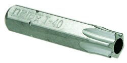 NAREX 808549 Bit TT10 30mm - Nástavec o délce 30mm se standardní upínací částí 1/4". Tvar dle DIN 3126 (ISO 1173). Tento nástavec lze mimo standardní použití použít rovněž i pro bezpečnostní typy šroubů. NAREX 808549
