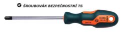 NAREX 800310 Šroubovák bezpečnostní TS10 S-LINE - šroubovák TS 10 šíře hrotu 6mm, délka hrotu 95mm, rukojeť 100x34mm, váha 72g