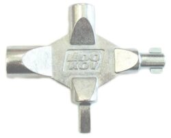 LIDOKOV 01.031 Klíč LK1 k rozvaděči KOMBI kříž - Univerzální víceúčelový rozvaděčový klíč slouží k otevírání rozvodových skříní s různými typy zámků. LIDOKOV