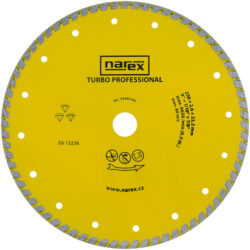 NAREX 65405145 Kotouč řezný diamantový 230mm TURBO PROFESSIONAL - Diamantový dělicí kotouč 230mm pro stavební materiály turbo professional. NAREX