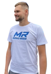 DRIFT TEAM MR 850 Pánské tričko - bílé vel. M - Pánské tričko MR 850 bílé vel. M